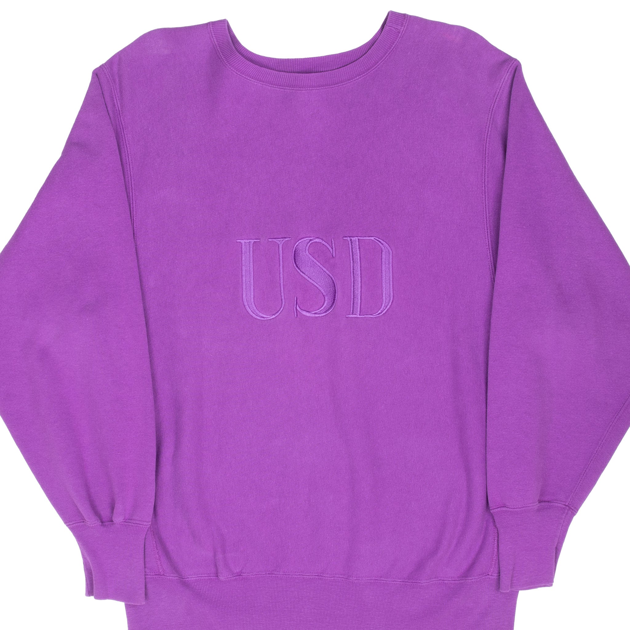 VINTAGE REVERSE WEAVE CHAMPION USD SAN DIEGO SWEATSHIRT 1990S LARGE MADE USA