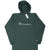 VINTAGE CHAMPION PINE GREEN THIN HOODIE MEDIUM 1990S MADE USA DEADSTOCK