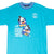 VINTAGE DISNEY MICKEY MOUSE TEAL TEE SHIRT 1990S SIZE LARGE