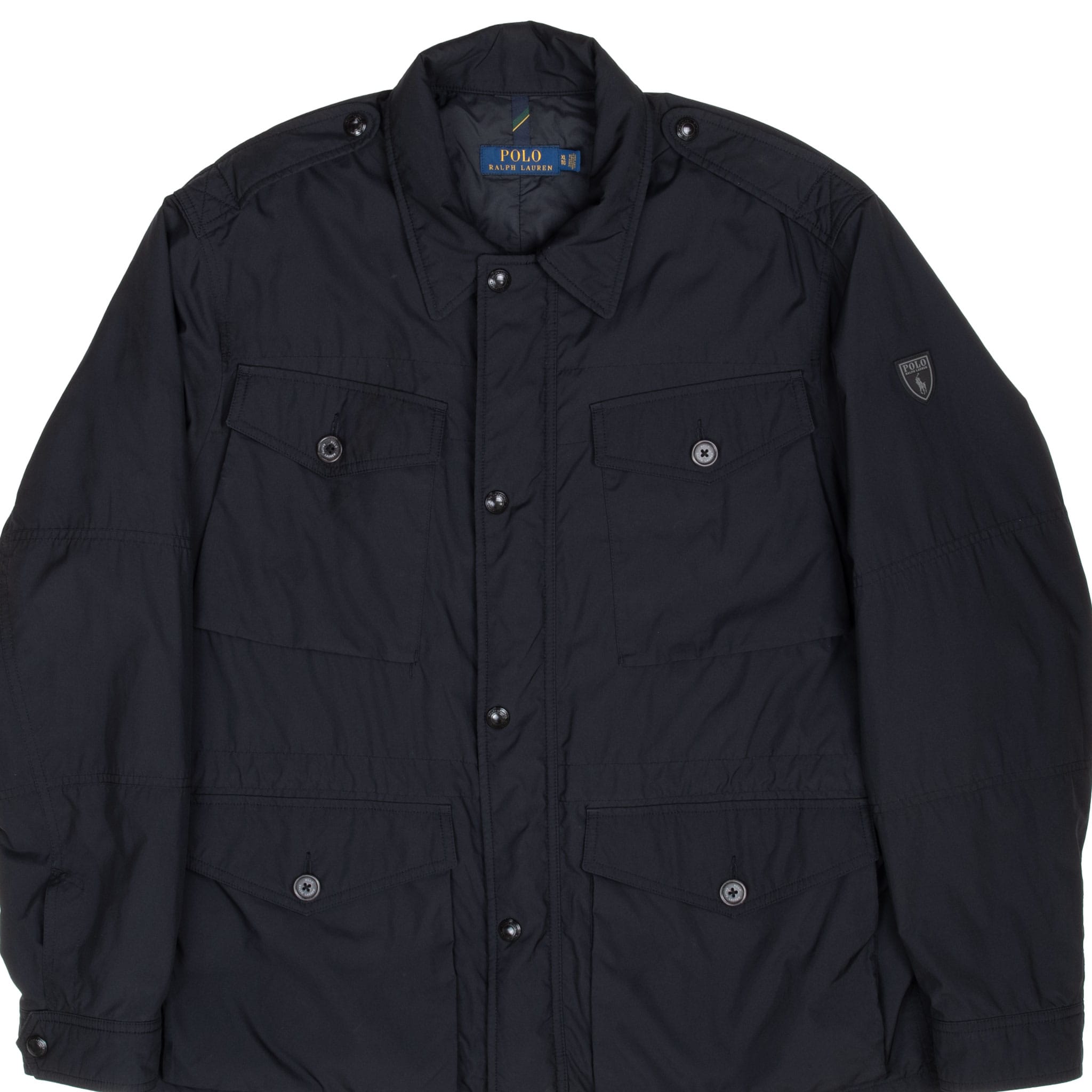 Vintage Polo Ralph Lauren Black Coat Jacket Size XL
