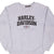 Vintage Harley Davidson Embroidered Grew Crewneck Sweatshirt 1990S Size Large Made In USA