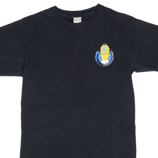 Vintage Intel Inside Homer Simpson Tee Shirt 1990S Size Large