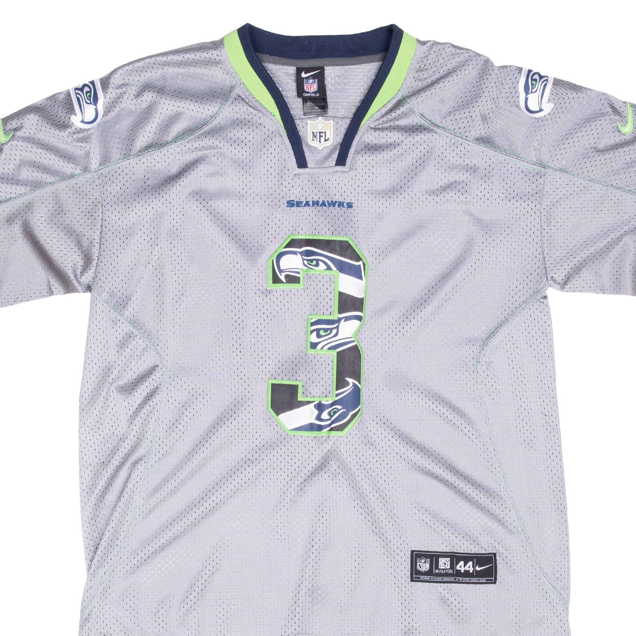 Vintage Nfl Seattle Seahawks Wilson #3 Nike Jersey Size 44