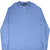 Front of blue Polo Ralph Lauren long-sleeve polo shirt with embroidered pony logo