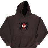 Vintage Marvel Spiderman Hoodie Sweatshirt 2001 Size Large Made In USA