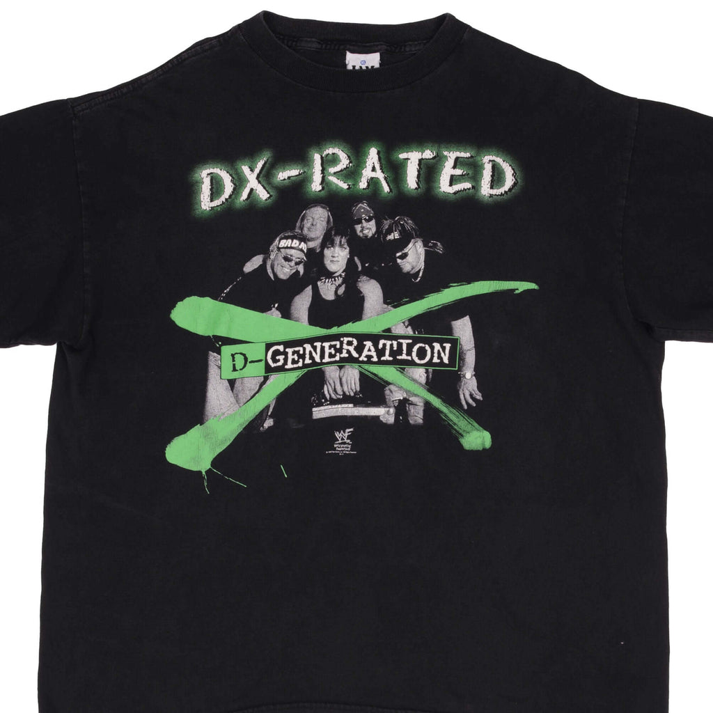 Vintage WWE World Wrestling Federation D-Generation X Dx Rated Tee Shirt 1998 Size XL