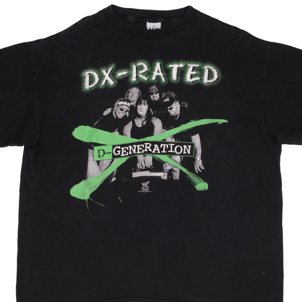 Vintage WWE World Wrestling Federation D-Generation X Dx Rated Tee Shirt 1998 Size XL
