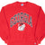 Vintage Ncaa Georgia Bulldogs Red Sweatshirt 1990S Size Large Made In Usa