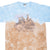 Vintage Tie Dye Jaguar Savana Worth Zoo Liquid Blue Tee Shirt 1990 Size 2XL