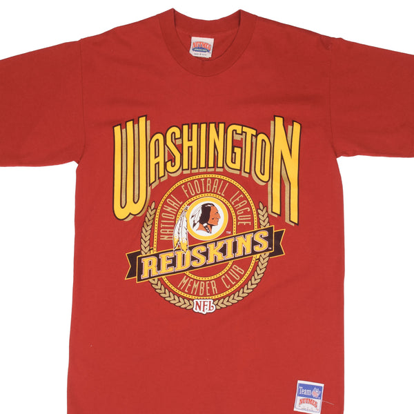 Vintage Nfl Washington Redskins 1990S Tee Shirt Size Medium Made In USA With Single Stitch Sleeve