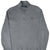 Front of dark grey Polo Ralph Lauren quarter-zip sweater with green pony embroidery