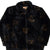VINTAGE ANIMAL PRINT HORSE FLUFFY FLEECE JACKET 1990S LARGE MADE IN USA