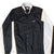 VINTAGE NIKE SWOOSH BLACK WHITE AND YELLOW WINDBREAKER JACKET 1990S LARGE