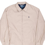 Vintage Polo Ralph Lauren Beige Harrington Golf Jacket 1990S Size XL