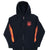 Vintage Harley Davidson North Hampton Full Zip Flaming Sleeves Hoodie Sweatshirt 2003 Size Medium