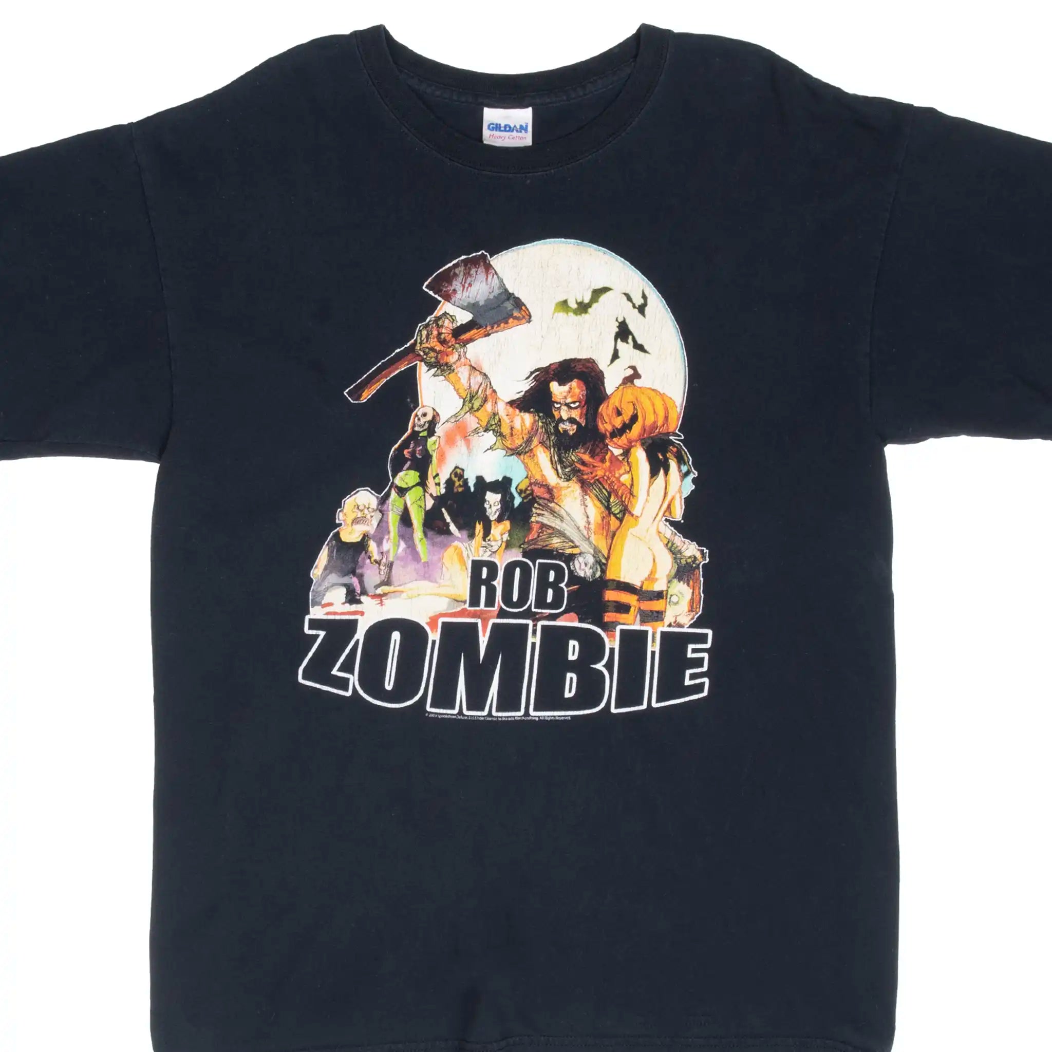 VINTAGE ROB ZOMBIE WORLD TOUR 2009 TEE SHIRT SIZE MEDIUM