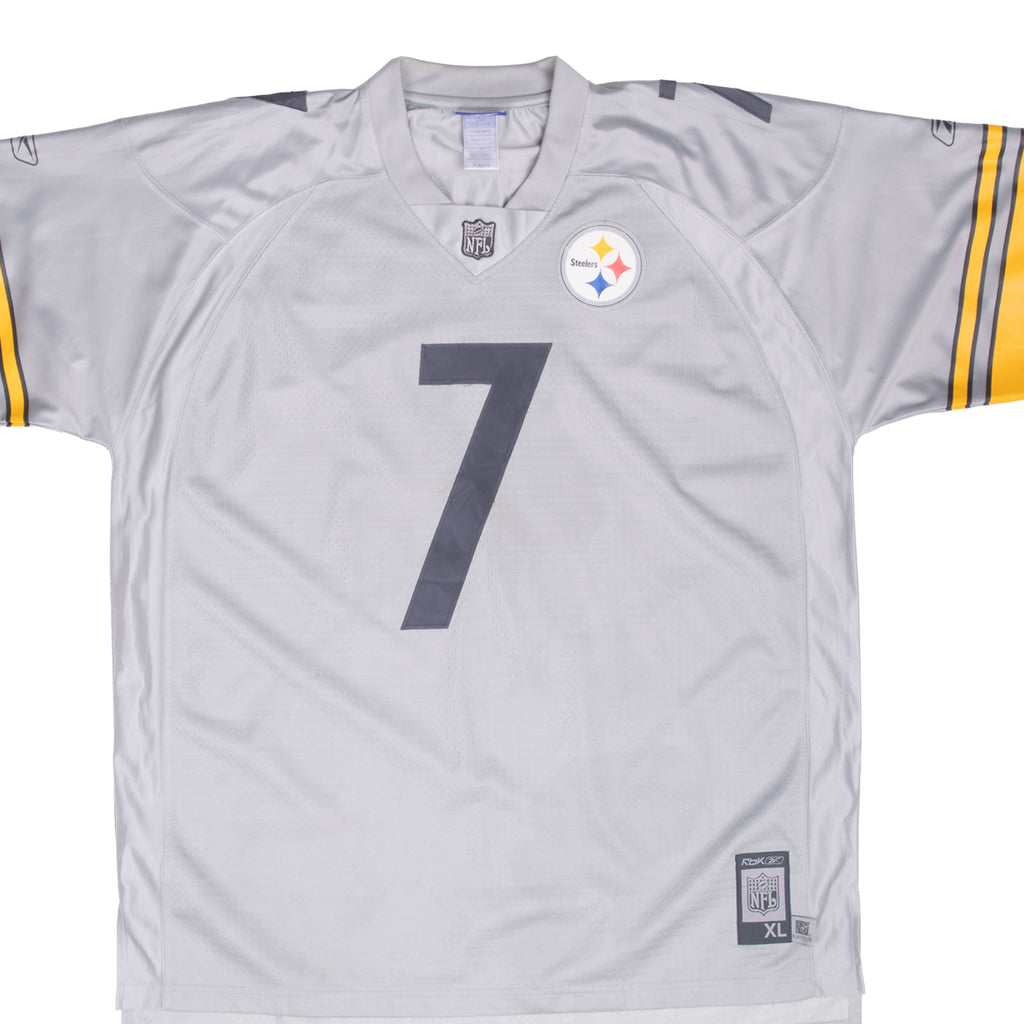 Vintage Nfl Pittsburgh Steelers Roethlisberger #7 Reebok Jersey 2000S Size XL
