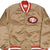Vintage Nfl San Francisco 49Ers Varsity Satin Jacket Size Medium Made In Usa