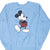 Vintage Disney Mickey Mouse Blue Sweatshirt 1990S Size Large Made In Usa
