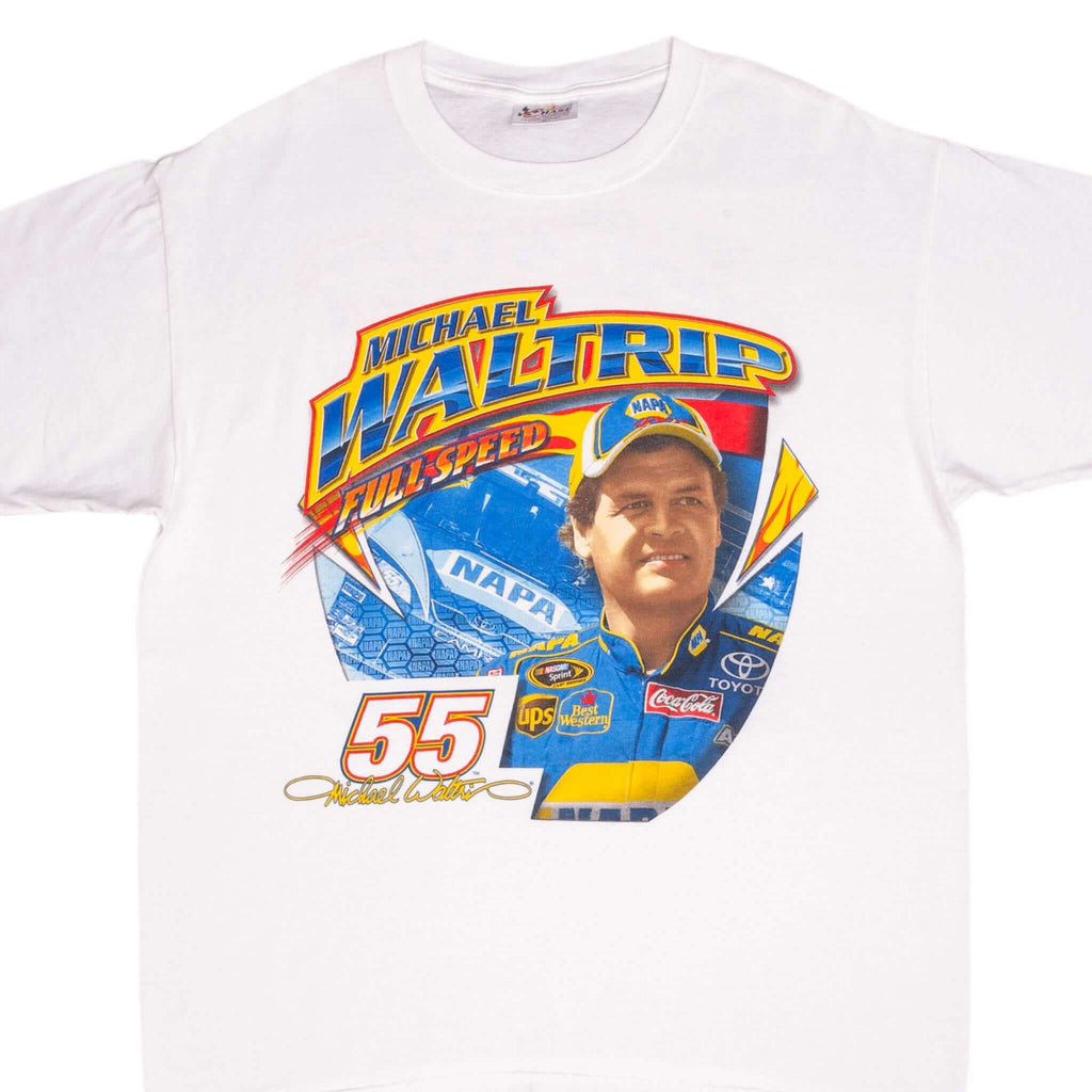 Vintage Nascar Michael Waltrip 2008 Tee Shirt Size XL