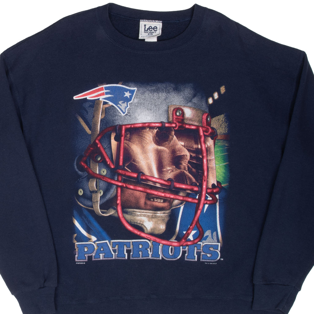 Vintage NFL New England Patriots Sweatshirt 1996 Size XL Made In USA