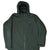 Front of green Patagonia Windsweep hooded shell jacket with zip chest and hand pockets