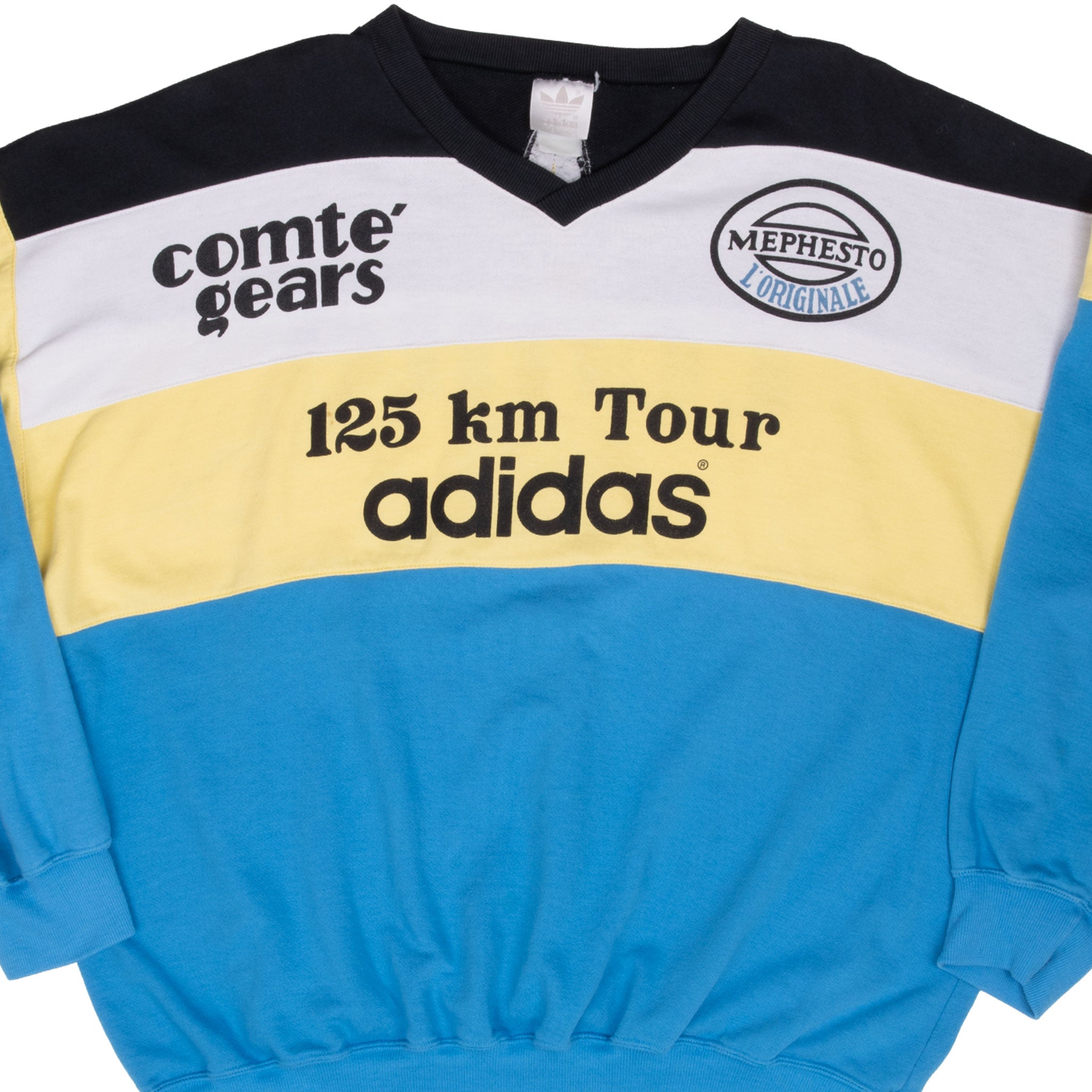 Vintage Adidas 125Km Tour Comte Gears Mephesto Sweatshirt Size XL 1980S