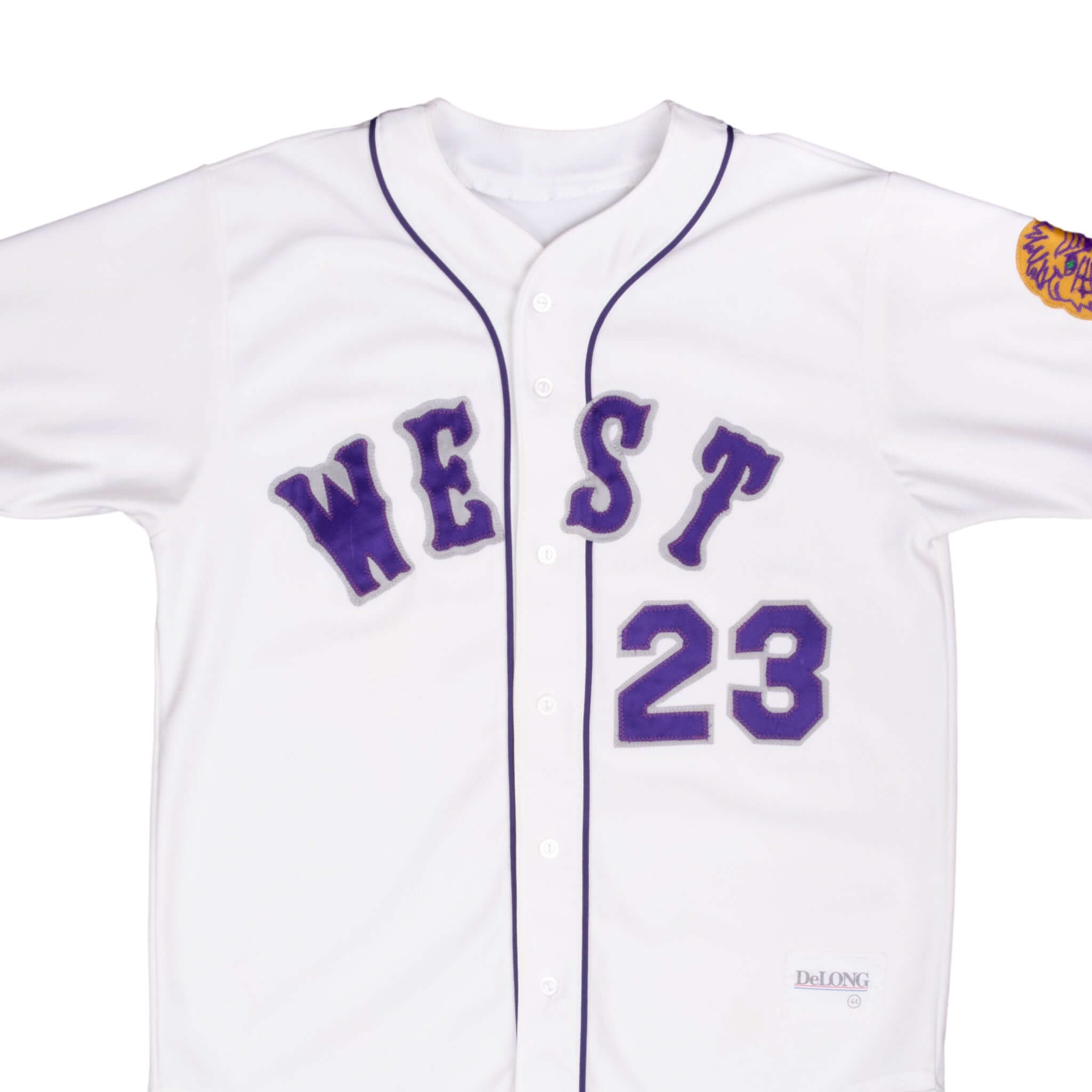 Vintage West 23 Baseball Delong Jersey 1990S Size 44