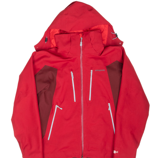 Vintage Patagonia Powder Bowl Red Ski Hooded Jacket Size Medium 2000S