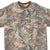 Vintage Hunting Advantage Timber Camo Pocket Tee Shirt 1990S Size 3XL Made In USA With Single Stitch Sleeves