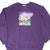 VINTAGE DISNEY DOPEY DWARF PURPLE SWEATSHIRT 1990S SIZE 2XL MADE IN USA