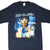 Front of navy Seattle Mariners T-shirt with large Ichiro Suzuki baseball graphic