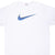 Vintage Nike Big Swoosh White Tee Shirt Late 1990S Size Xl Made In Usa