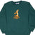 Vintage Disney Tigger Green Embroidered Sweatshirt Size XL 1990S