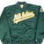 Vintage Mlb Oakland Athletics Green Starter Satin Jacket Size 2XL Made In Usa