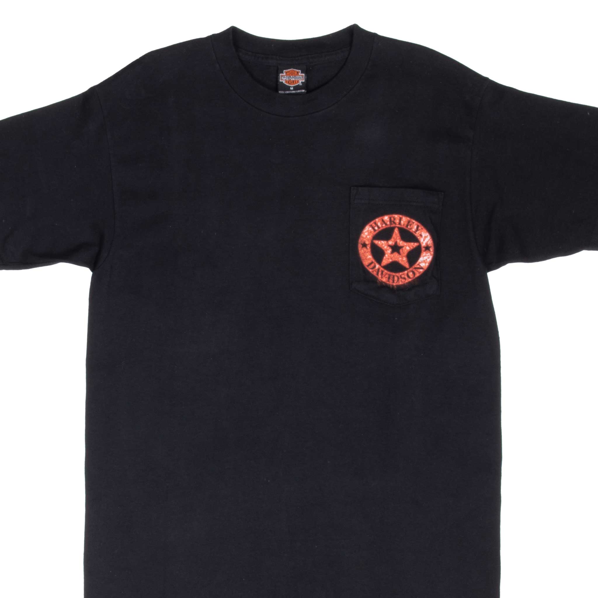 Vintage Harley Davidson Rock Springs Wyoming 2000S Tee Shirt Size Medium