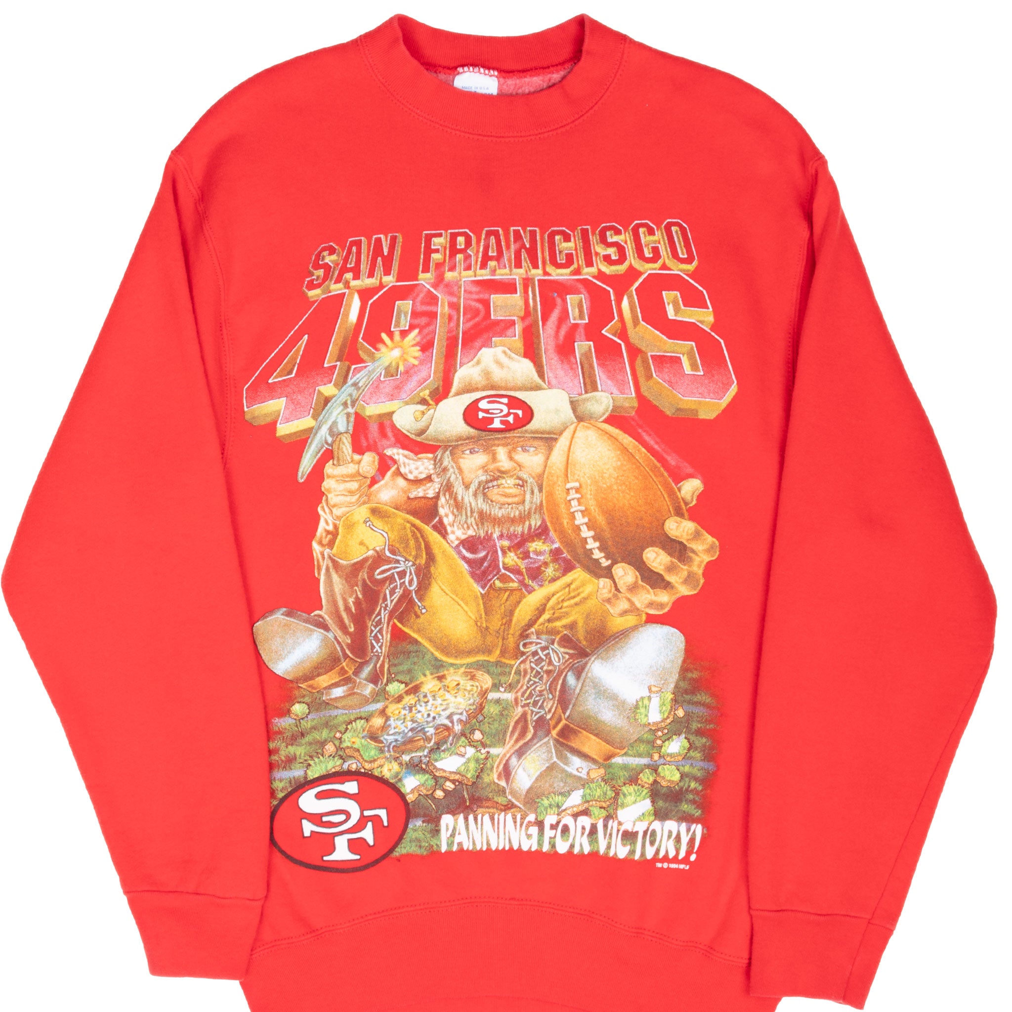 Vintage Nfl San Francisco 49Ers Pirate 1994 Sweatshirt Size Medium Made In Usa