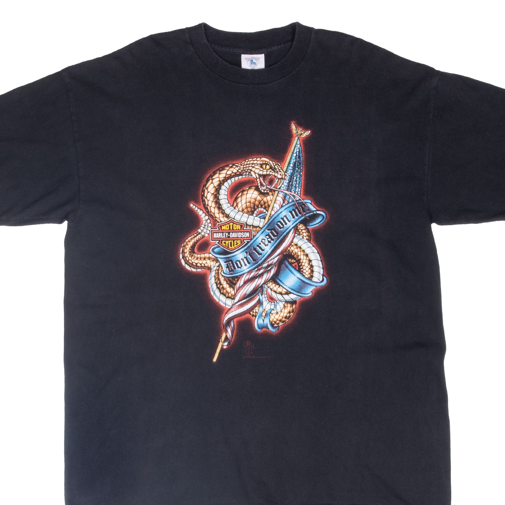 Vintage Harley Davidson Charleston Sc Holoubek Tee Shirt 1988 Size XL Made In Usa Single Stitch Sleeves