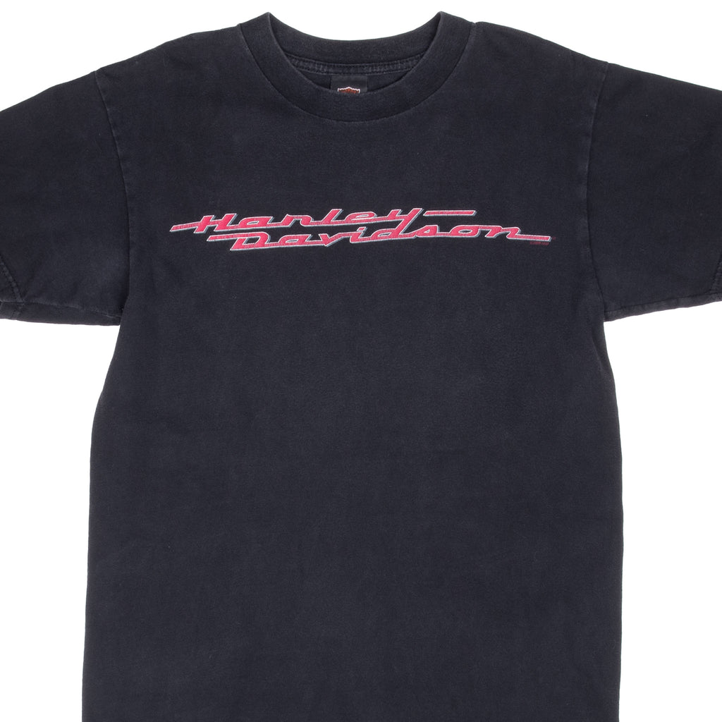 Vintage Harley Davidson Gainsville Florida Tee Shirt 1999 Size Medium Made In Usa