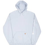 Vintage Carhartt Light Blue Hoodie Sweatshirt 2000S Size XL Tall