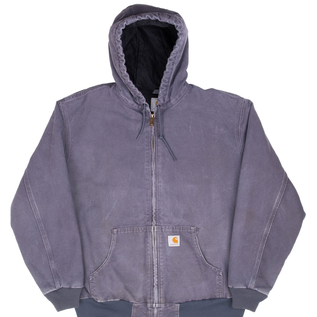 Vintage Carhartt Purple WJ130 COA Active Jacket 2013 Size Woman Large