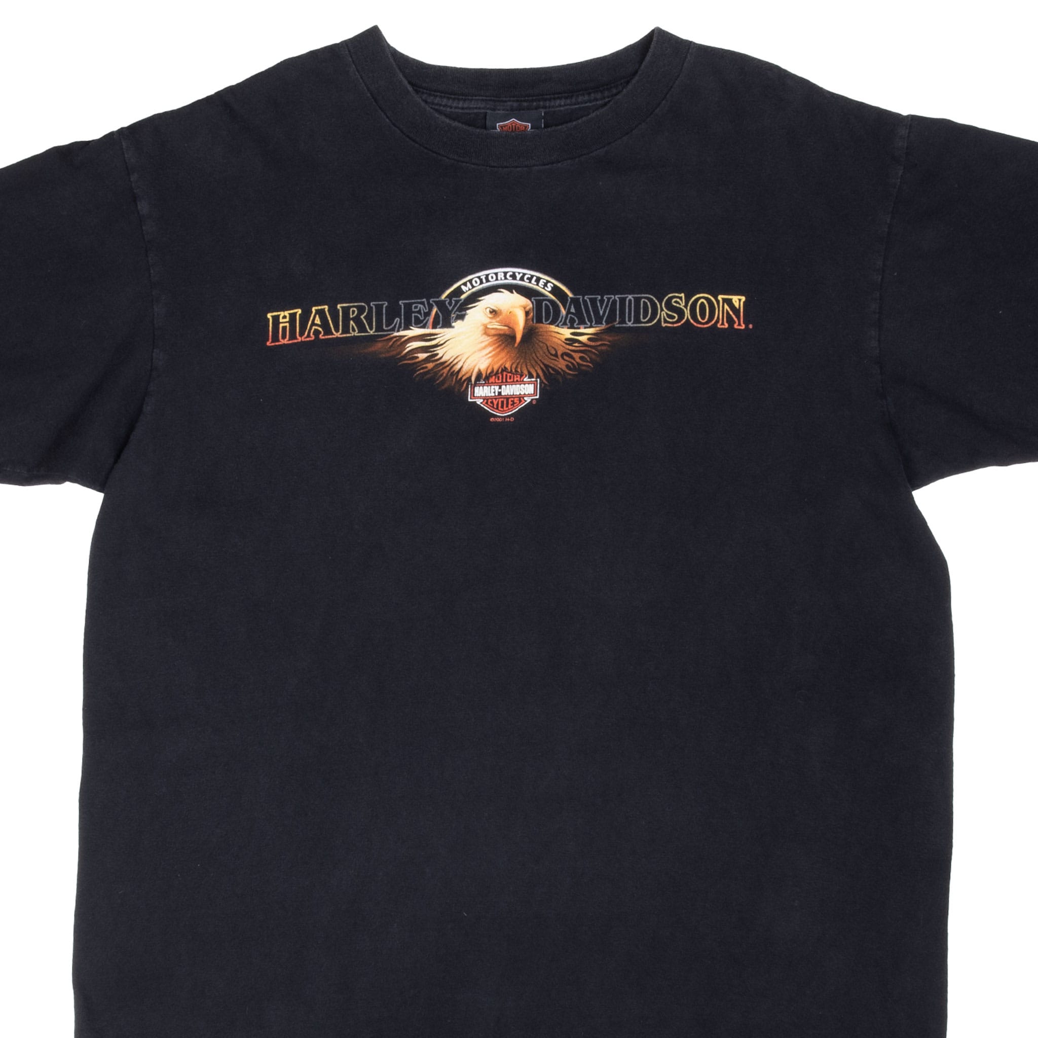 Vintage Harley Davidson Rice Lake Wisconsin Tee Shirt 2001 Size XL Made In Usa