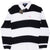 Vintage Ralph Lauren White &amp; Black Rugby Polo Shirt 1990S Size Small Deadstock