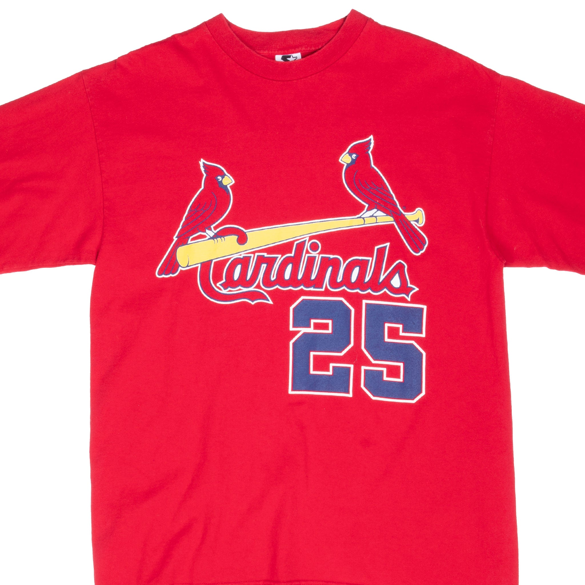 VINTAGE MLB ST LOUIS CARDINALS MARK MCGWIRE 1998 TEE SHIRT LARGE MADE IN USA