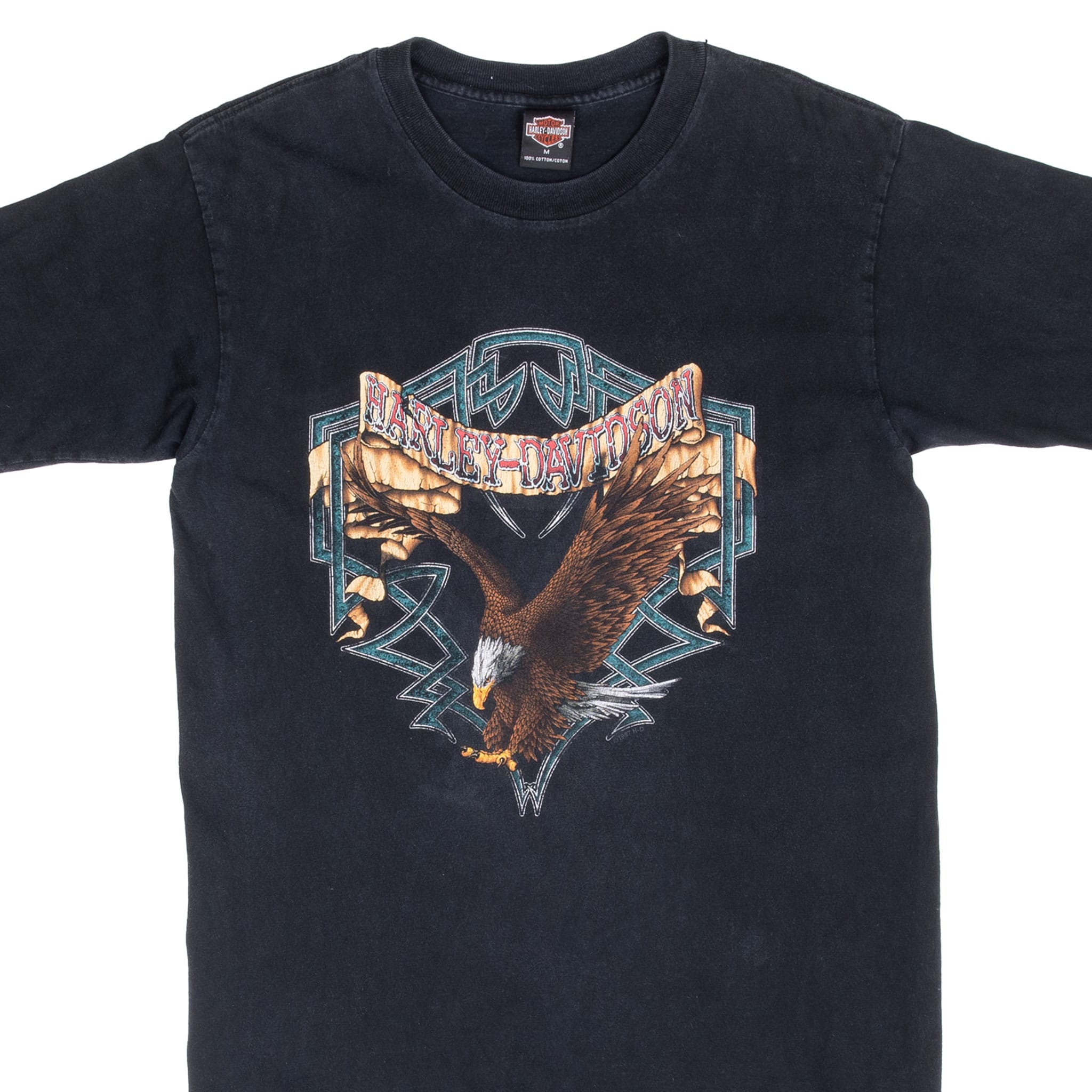 VINTAGE HARLEY DAVIDSON EVANSVILLE INDIANA TEE SHIRT 1998 MEDIUM MADE IN USA