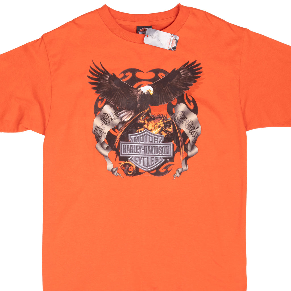Vintage Harley Davidson Rock Hill Sc 2004 Tee Shirt Size Large Made In Usa Deadstock
