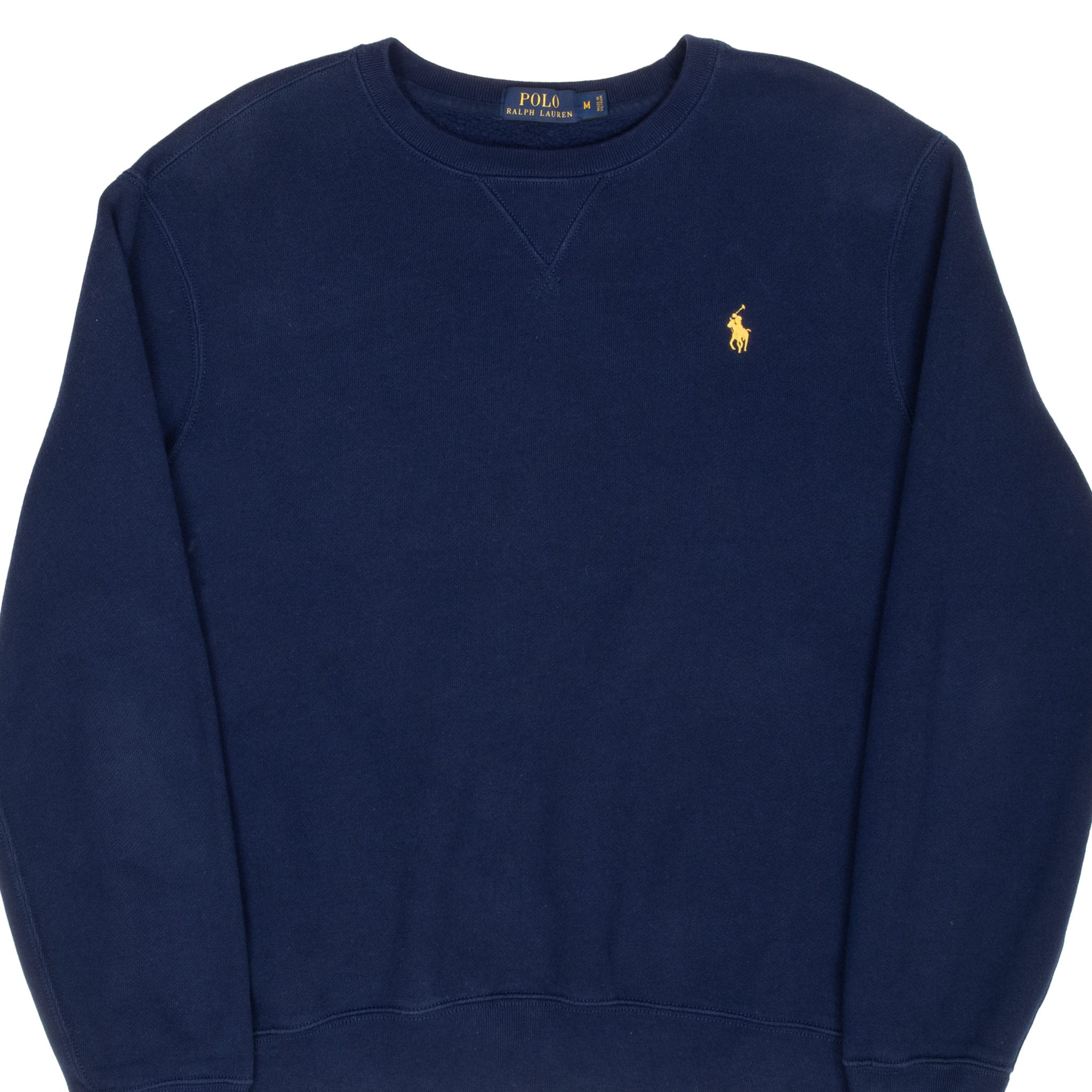 VINTAGE RALPH LAUREN NAVY BLUE CREWNECK SWEATSHIRT MEDIUM