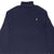 Vintage Ralph Lauren Navy Blue Turtle Neck Long Sleeve Tee Shirt 1990S Size Large