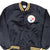 Vintage Nfl Pittsburg Steelers Satin Bomber Jacket 1990S Size Large Made In Usa