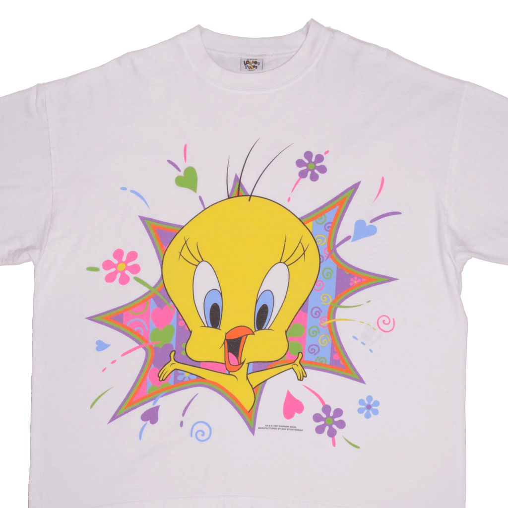 VINTAGE LOONEY TUNES TWEETY TEE SHIRT 1997 SIZE 2XL
